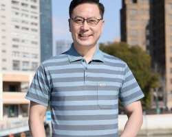 純棉翻領條紋T