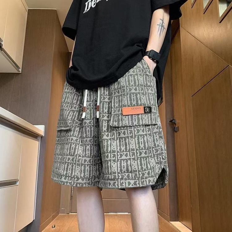 美式工裝五分褲